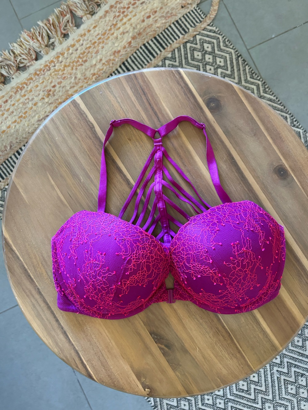 NWOT Victoria's Secret Fuchsia & Hot Pink Very Sexy Push-Up Bra